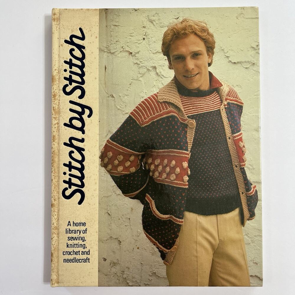 Stitch By Stitch Volume 9 Hardcover Book Crochet Knitting Sewing Needlework Vtg